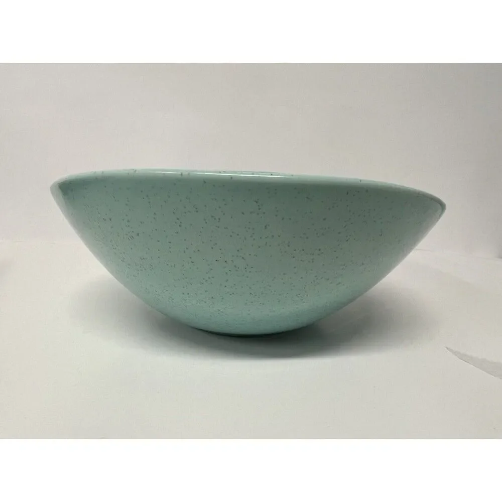 Vintage Vernon Ware Divided Bowl MCM Atomic Heavenly Days Dip Blue Retro Atomic